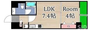 La CASA京橋【2階】の間取り