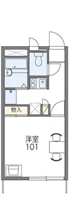 リバーサイド清水【1階】の間取り