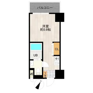 パティオ京橋【3階】の間取り