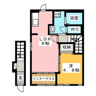 Warm【2階】の間取り