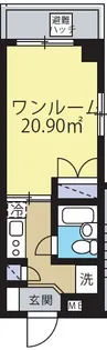 ハナブサマンション【4階】の間取り