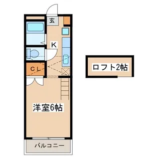 グリーンハイツKANOYA I【1階】の間取り