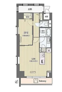 シュトラーレ神山町【2階】の間取り