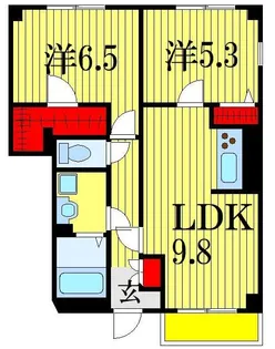 ベルフレーズ【1階】の間取り