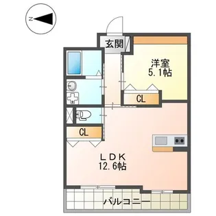 repos du coeur【4階】の間取り