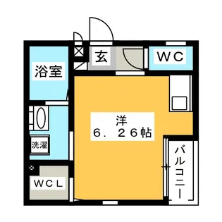 サニーサイド【2階】の間取り