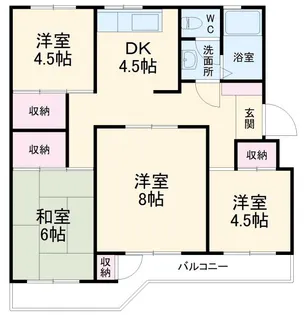 ミキハウスI【3階】の間取り