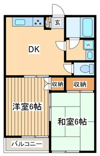 ケーティーディー錦町【4階】の間取り