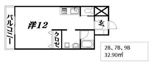 Avenue大工町【4階】の間取り