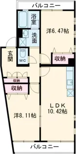 ケーズ・アベニュー【2階】の間取り
