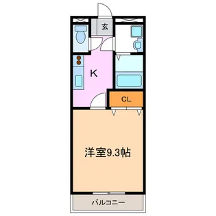 ハッピーヒルズ【1階】の間取り