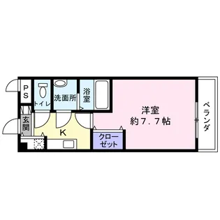 ラビットハウス西春日【2階】の間取り