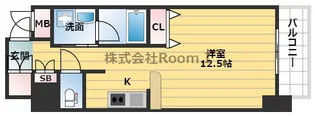ブラービ上本町【9階】の間取り