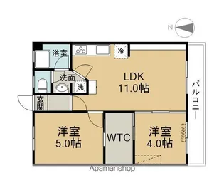 第一藤澤ビル【5階】の間取り