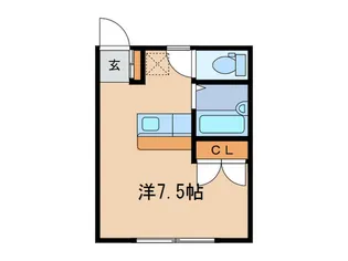 南荻窪アビタシオン【2階】の間取り