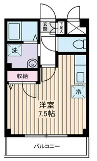 Mフラット【2階】の間取り