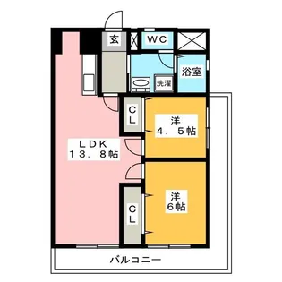 新山ビル【3階】の間取り