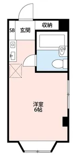 北越谷第一コーポ【3階】の間取り
