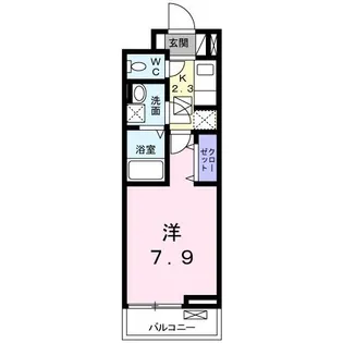 サンリット大工町III【1階】の間取り