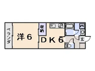 レジデンス青葉大塚【4階】の間取り