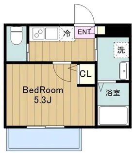MELDIA堀之内3丁目【2階】の間取り