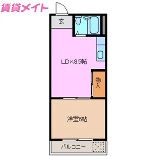 クオリティハイム【2階】の間取り