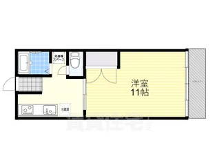第5深野コーポ【1階】の間取り