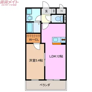 プレステージ千種C棟【1階】の間取り
