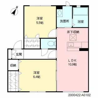 グラン シャリオ【1階】の間取り