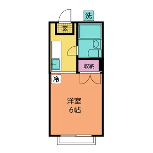 ドエル・みずき【1階】の間取り