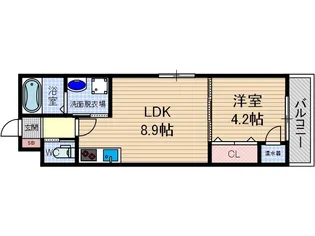 パークヒルズ上穂積【3階】の間取り
