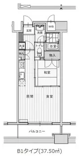 高砂ハイツ高崎西口【3階】の間取り