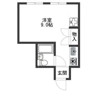 メゾンドボヌール【4階】の間取り