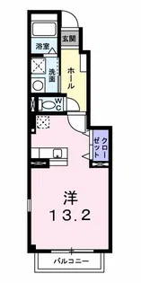 ソレイユIII番館【1階】の間取り