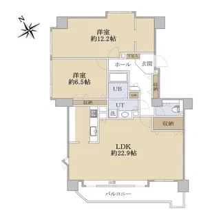 シアス羊ヶ丘通り【10階】の間取り