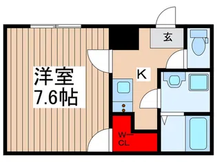 Avanti獨協大学前【1階】の間取り