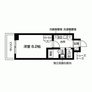 クレシアトモエ【4階】の間取り