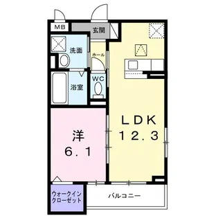 青葉丘北アパート(028771401)【1階】の間取り