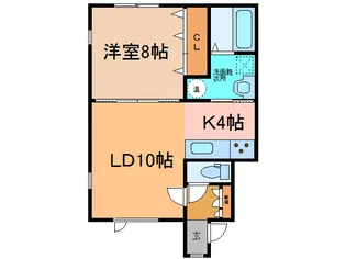 アバンタイム【1階】の間取り