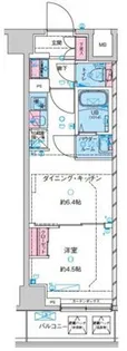 GENOVIA鐘ヶ淵【8階】の間取り