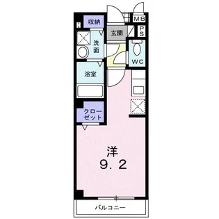 リアン ベル コート【2階】の間取り