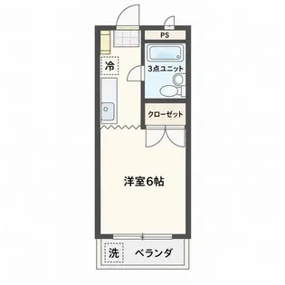 シャトー霞台【1階】の間取り