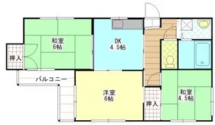 エントピアSHITOMI D棟【1階】の間取り