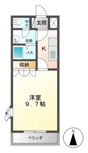 スプリームハピネス【1階】の間取り