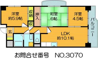 エトワールブリヤンII【7階】の間取り