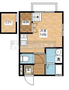 ハッピーキャッスル【2階】の間取り