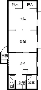 2Kの間取り画像