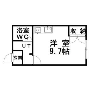 ドミールRAN【1階】の間取り