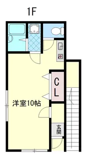 カーサコーエイ【1階】の間取り