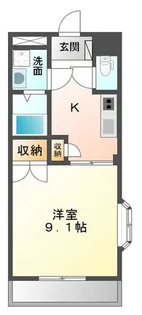 キャッスル123【4階】の間取り